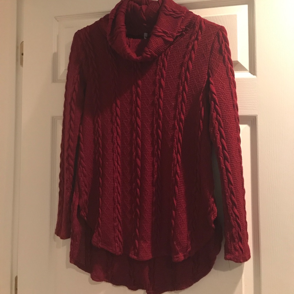 Red sweater